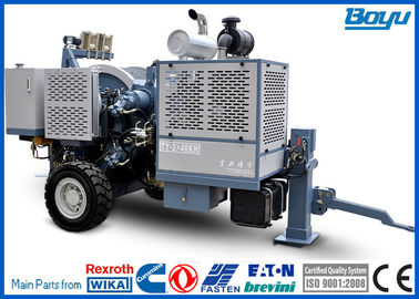 Tensor hidráulico para o equipamento de amarração bonde para OPGW/ADSS &amp; condutor 9Ton 2x45kN Cummins Engine