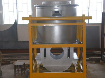 Fornalha de derretimento industrial de alta temperatura sistema movido a motor servo de 0,5 t/h