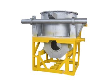fornalha de Meling do zinco de 300KG 75KW, 0,3 fornalhas de derretimento da indução elétrica da freqüência do cano principal
