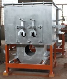 fornalha de derretimento elétrica de 300KG 75KW, 0,3 fornalhas de fundição elétricas da freqüência do cano principal