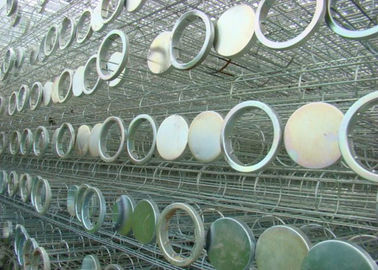 Algum tipo gaiola do filtro de saco do coletor de poeira da indústria com tratamento galvanizado zinco