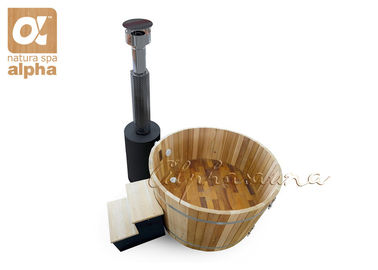 Banheira de hidromassagem da sauna do tambor de vinho com Burning de madeira SOT2 da fornalha externo - 1829