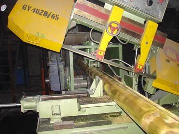 As grandes serras de faixa revestem o sistema movido a motor servo da máquina de corte 60mm -130mm 5KW