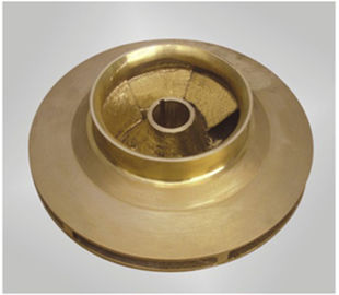 Impulsor de cobre de bronze da bomba do OEM, impulsor ASTM da roda da aleta da carcaça de areia, GB, RUÍDO, EN