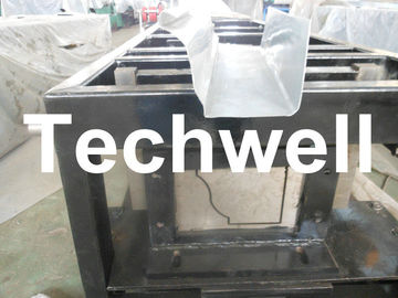 43ft/Min 5" quadro soldado da fabricação da calha da chuva máquina sem emenda