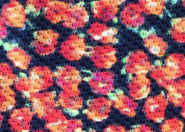 Tela de rayon viscoso floral contemporânea para o feltro/descanso/Sportswear